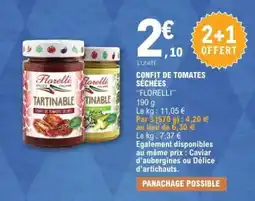 E.Leclerc CONFIT DE TOMATES SÉCHÉES FLORELLI offre
