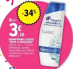 E.Leclerc Head & shoulders - shampooing classic offre