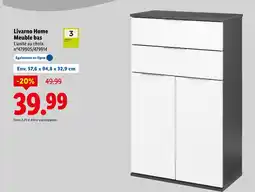 Lidl Livarno home meuble bas offre