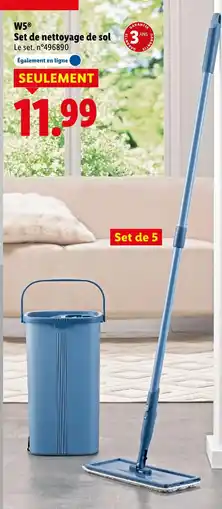 Lidl W5 set de nettoyage de sol offre