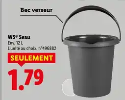Lidl W5 seau offre