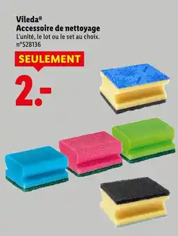 Lidl Vileda accessoire de nettoyage offre
