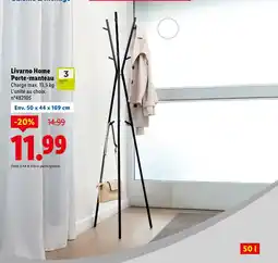 Lidl Livarno home porte-manteau offre