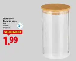 Lidl Silvercrest bocal en verre offre