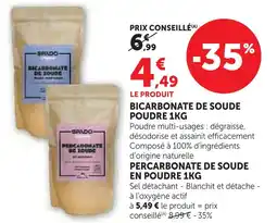 Hyper U Spado bicarbonate de soude poudre 1kg offre