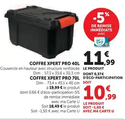 Hyper U Coffre xpert pro 40 l offre