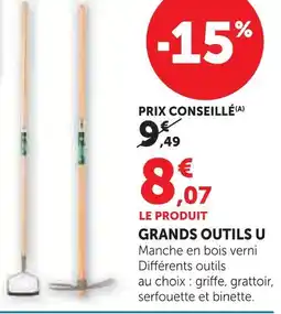 Super U U grands outils offre