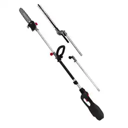 Carrefour Elem technic outil 2 en 1 scie à ébrancher + taille haies 1000w offre