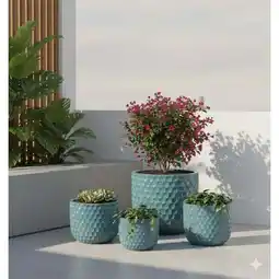 Carrefour Hyba pot terre cuite émaillée bari offre