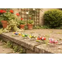 Carrefour Insectes métal déco offre