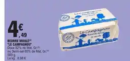 E.Leclerc LE CAMPAGNOU Beurre moulé offre
