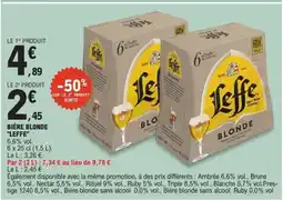E.Leclerc LEFFE Bière blonde offre