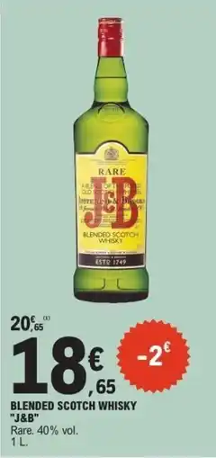 E.Leclerc J&B Blended scotch whisky offre