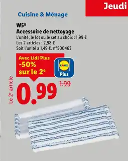 Lidl W5 Accessoire de nettoyage offre