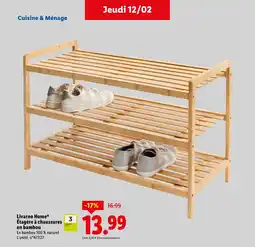 Lidl LIVARNO Étagère à chaussures offre