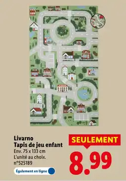 Lidl LIVARNO Tapis de jeu enfant offre
