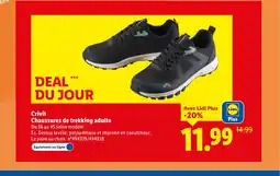 Lidl CRIVIT Chaussures de trekking adulte offre