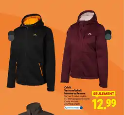 Lidl CRIVIT Veste softshell homme ou homme offre