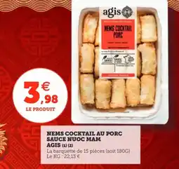 Utile AGIS Nems cocktail au porc sauce nuoc mam offre