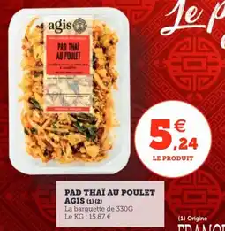 Utile AGIS Pad thaï au poulet offre