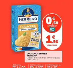 Utile MOYEN FERRERO Couscous offre