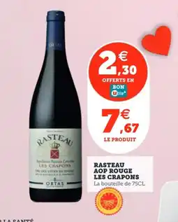 Utile RASTEAU Aop rouge ls crapons offre