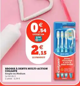 Utile COLGATE Brosse à dents multi-action offre