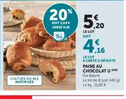 U Express U Pain au chocolat offre