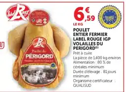 U Express Poulet entier fermier label rouge igp volailles du perigord offre