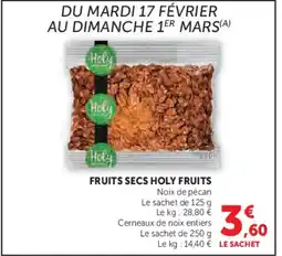 U Express HOLY FRUITS Fruits secs offre