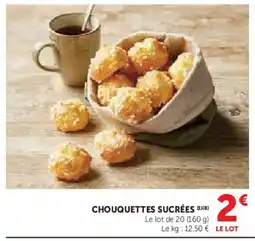 U Express Chouquettes sucrées offre