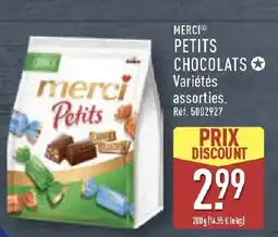 ALDI Merci petits chocolats offre