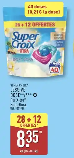 ALDI Super croix lessive dose offre