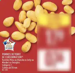 ALDI Pommes de terre de consommation offre