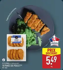ALDI St-clément le volailler 10 panés de poulet offre
