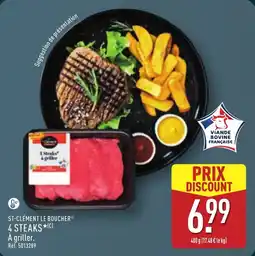 ALDI St-clément le boucher 4 steaks offre