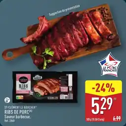 ALDI St-clément le boucher ribs de porc offre