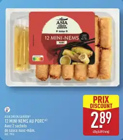 ALDI Asia green garden 12 mini nems au porc offre