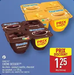 ALDI Danette crème dessert offre