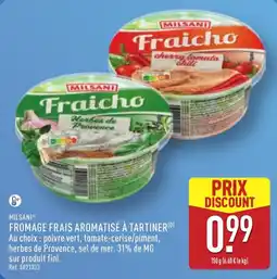 ALDI Milsani fromage frais aromatisé à tartiner offre