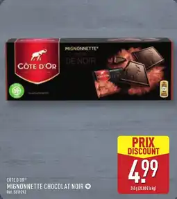 ALDI Côte d'or mignonnette chocolat noir offre