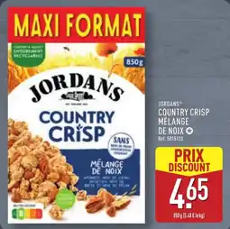 ALDI Jordans country crisp mélange de noix offre