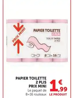 Super U Papier toilette 2 plis offre