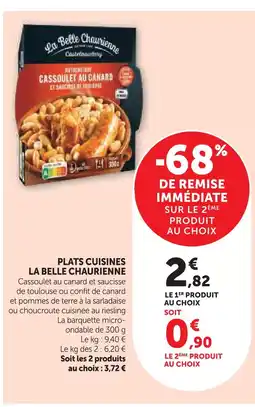 Super U La belle chaurienne plats cuisines offre