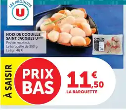 Super U U noix de coquille saint jacques offre