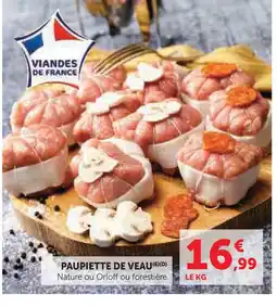 Super U Paupiette de veau offre