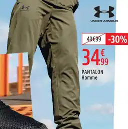 Intersport Under armour pantalon homme offre