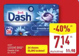 ALDI Dash lessive dose offre
