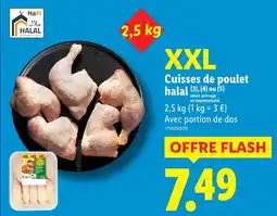 Lidl Cuisses de poulet halal xxl offre