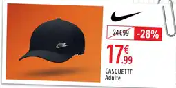 Intersport Nike casquette adulte offre